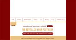 Desktop Screenshot of dinunzioshoerepair.com